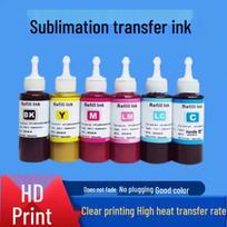 6-Color Sublimation Ink for Epson L8058 - Ideal for Mug and T-shirt Heat Transfer Printing Magenta Sublimation Ink (M)