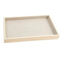 Microfiber Cloth Jewelry Display Tray Apricot Jewelry Drawer Inserts Necklace Stand Prop  Ring Style 2