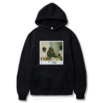 Megztiniai Kendrick Lamar Good Kid Print Vintažiniai megztiniai Vyrai Moterims Madingi Neutralūs megztiniai Oversized Hoodie Coat Sportinis kostiumas S