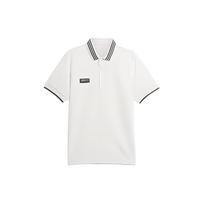 adidas trumpomis rankovėmis polo marškinėliai Chalk White vyriški Streetwear IM8919 XS