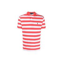 Polo Ralph Lauren SS23 Dryžuoti Logotipo Siuvinėti Trumpomis Rankovėmis Polo Marškinėliai Vyriški Viršutiniai Drabužiai 710898606-002 XL