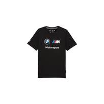 Puma Bmw M Motorsport Essentials Comfortable Fashionable Soft Versatile Solid Color Short Sleeve Racing T-Shirt Men T-Shirts Black 632358-01 S