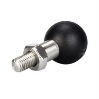 1 Inch Ball Base M10 X 1.25 Male Thread Mount for Motorcycle Motorbike ATV Handlebar Adapter