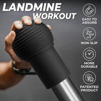 Barbell Landmine Attachment Silicone Barbell Bomb for Barbell T Bar Row Squats juoda