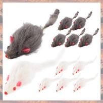 2025 Trend Real Fur Mice Cat Pet Children's 12-Pack