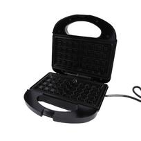 Waffle Maker Stainless Steel Nonstick Portable Electric Waffle Iron Breakfast Machine for Home Snacks Black