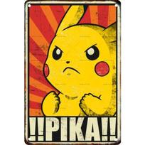 Klasikinis Pokemonų skardinis ženklas, tapyba, svetainei, klubui, parduotuvės dekoras