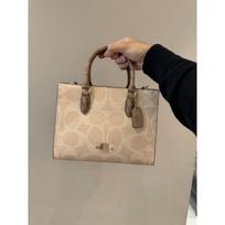 New tote bag classic presbyopia handbag single shoulder oblique span large capacity versatile commuter women's bag Small size: 24.5-*19*11.5cm