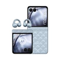 Motorola XT2553-1 Razr 60 Dual SIM 5G 8GB RAM 256GB Mėlyna ES + Buds Loop Rinkinys Swarovski Leidimas ES