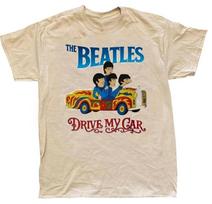 THE BEATLES Šeštadienio ryto animacinių filmukų marškinėliai trumpomis rankovėmis, smėlio spalvos VK02802 Unisex T-Shirt XL