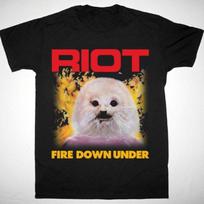 RIOT FIRE DOWN UNDER 1981 marškinėliai Medvilniniai Vyrams Moterims S-4XL US1091 Unisex marškinėliai XXL