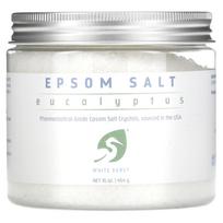 White Egret Asmens priežiūra, Epsom druska, Eukaliptas, 16 oz (454 g)