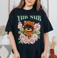 Žvaigždžių karai Gėlių Ewok Yub Nub Marškinėliai Unisex Suaugusiems Vaikams XL
