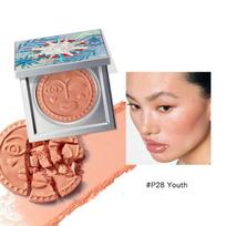 Girlcult Emotion Blush,Powder Blush Texture,Natural Flush,Long-Lasting Pigment,Complexion Brightening,Sweet Makeup,Winter Luxury mėlynė