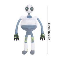 The Wild Robot Plush Roz Plush Toy Movie Surrounding Plush Characters Plushie Stuffed Cute Toy Birthday For Boys Easter Gift 43cm