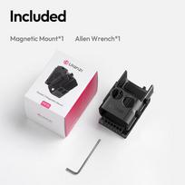 Ulanzi PK15 Pocket 3 Magnetic Mount Expansion Holder Mount for DJI OSMO Pocket 3 Cold Shoe 180° Adjustable Video Light Mount PK15