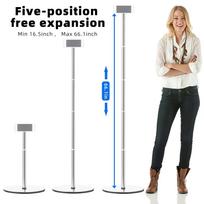 Oatsbasf Tablet Floor Stand Height Adjustable Tablet Holder for iPad/for iPad Pro/for iPhone/for Samsung/for 4.7-12.9'' Devices balta