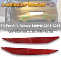 2016-23 Alfa Romeo Stelvio Galinio Buferio Atšvaitas Left