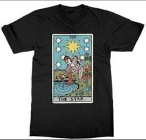 David Bowie Tarot Kortelių Marškinėliai Būrimo Marškinėliai Unisex Marškinėlis S