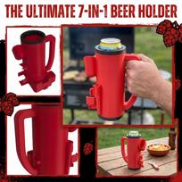 7 In 1 Beer Can Cooler, Multifunctional Beer Sleeve With Bottle Opener One Size