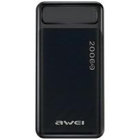Powerbank Awei P6K 20000Mah 2Xusb/Power Delivery Czarny