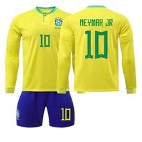 2223 Namų ilgomis rankovėmis futbolo uniformos komplektas 10 Neymar 20 Vini 9 Risalison 5 Casa Match 2XL