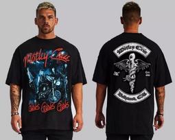 MOTLEY CRUE MERGINOS MERGINOS PRIEKINĖ IR GALINĖ SPAUDA HARD ROCK JUODI MARŠKINĖLIAI Unisex Marškinėliai L black