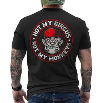 Ne mano cirkas, ne mano beždžionės ant nugaros Unisex marškinėliai Unisex marškinėliai XXXXL