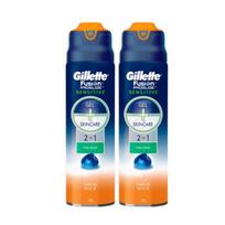 Gillette Fusion Proglide Sensitive Pure Sports skutimosi gelis (170g*2vnt)