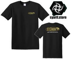 Šv. Croix Žvejojimo Vyrai#039;s Juoda Pilka Dydis S5XL Unisex Marškinėliai XL
