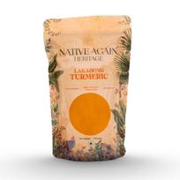 NATIVE AGAIN Organic Lakadong Turmeric Powder 250g - High Curcumin (7%+) Haldi from Meghalaya, Good for Digestive & Skin Health | Pure & Natural,