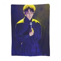 Naujas atvykimas Singer Dimash pledai Minkštas šiltas flanelinis išmetamas pledas Patalynė lovai Svetainei Iškylai Kelionėms Namams Sofai 80x120cm
