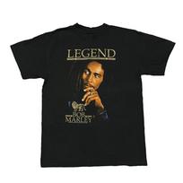 Vintažiniai Bob Marley marškinėliai Juodi Koncertiniai Grupės Marškinėliai Reggae Rap Marškinėliai Zion Rootswear Unisex Marškinėliai S