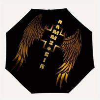 1pc Rammstein Wings Cross Themed High-quality Umbrella,Automatic Opening and Closing Umbrella,Multi-functional Umbrella G0811015