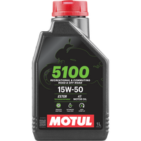 Variklio alyva MOTUL 5100 4T 15W50 1L. 15w-50