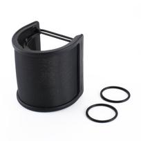 Mikrofonas Pop Filter Profesionalus metalinis mikrofonas Pop Filter Shield Blowout Preventer Net juoda