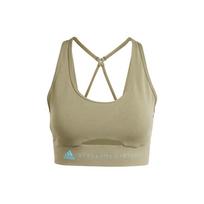 Adidas By Stella McCartney Truestrength Logo Print Casual Bra Women underwear Olive-Green IT5717 L