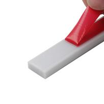 Lipni dekoratyvinė kraštinė juosta langams, veidrodžiams ir sienoms 0.8cm x 0.5cm TPE balta