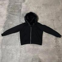 Y2K Užsegamas gobtuvas su dirbtinio kailio apykakle Harajuku Rokas Gotas Viršus Retro Panko Laisva Striukė Hip Hop Gatvės Mada Užtrauktuku Užsegamas Gobtuvas Džemperis S juoda