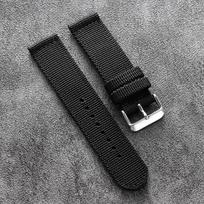 18mm 20mm 22mm 24mm Quick Release Canvas Watch Straps Nylon Band Men Women Replacement Watchbands for Smartwatch Aaccessories 20mm