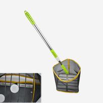 Portable Ball Picker Container Pickup Telescopic Scoop Net for Storage Balls geltona