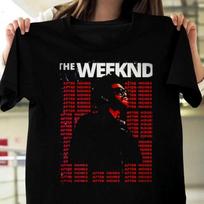 The Weeknd Gift For Fans Black T-Shirt Cotton All Size Unisex Unisex T-Shirt XXXXL