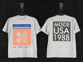Depeche Mode 1988 Music for the Masses Tour 2 sides heavy cotton Comfort T-Shirt Unisex T-Shirt S
