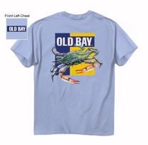 Old Bay logotipas krabo marškinėliai trumpomis rankovėmis NAUJAS Greitas nemokamas pristatymas Unisex marškinėliai M
