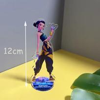 KPop Demon Hunters Rumi Mira Zoe Acrylic KeyChain - Standing Plates Backpack Decoration Pendant Ornament Accessories Toy