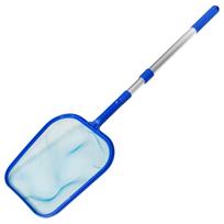 Professional Leaf Rake Deep Bag Swimming Pool Cleaning Nets Spa Rubbish Skimmer Pool Net Pool Cleaning Net Piscina Accessories mėlyna