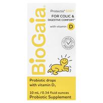 BioGaia, Protectis Baby, Probiotiniai lašai, su vitaminu D3, 0,34 fl oz (10 ml)
