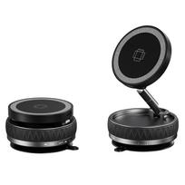 Vacuum Suction Magnetic Mounts Wireless Charger Car Phone Holder 360 degree Rotatable Adjustable Foldable for Smartphones