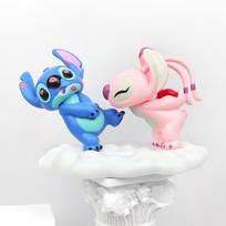 Lilo ir Stitch Anime Figūrėlė Angelas Valentino Dienos Žaislas Mielas Stitch Lėlės Kolekcija Darbalaukio Dekoracija Modelis Dovana