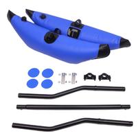 Inflatable Kayak Stabilizer PVC Outrigger Float Rods Portable Kit for Canoe Ocean Boat Sailing Accessories mėlyna
